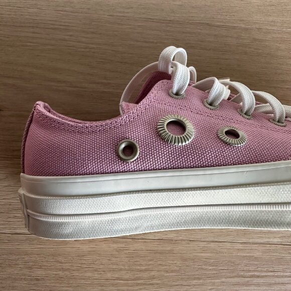 ⭐Converse Chuck 70 Metal Rings Low Sz 6 Mens Shoes Pink Gold Snekers A11177C New - Picture 9 of 10